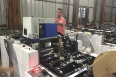 Egypt-customer-Twisted-paper-handle-loop-machine