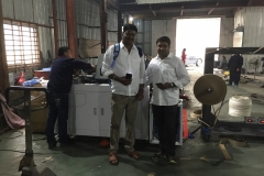 India-customer-Paper-handle-making-machine