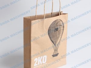 Paper Handle Bag grey